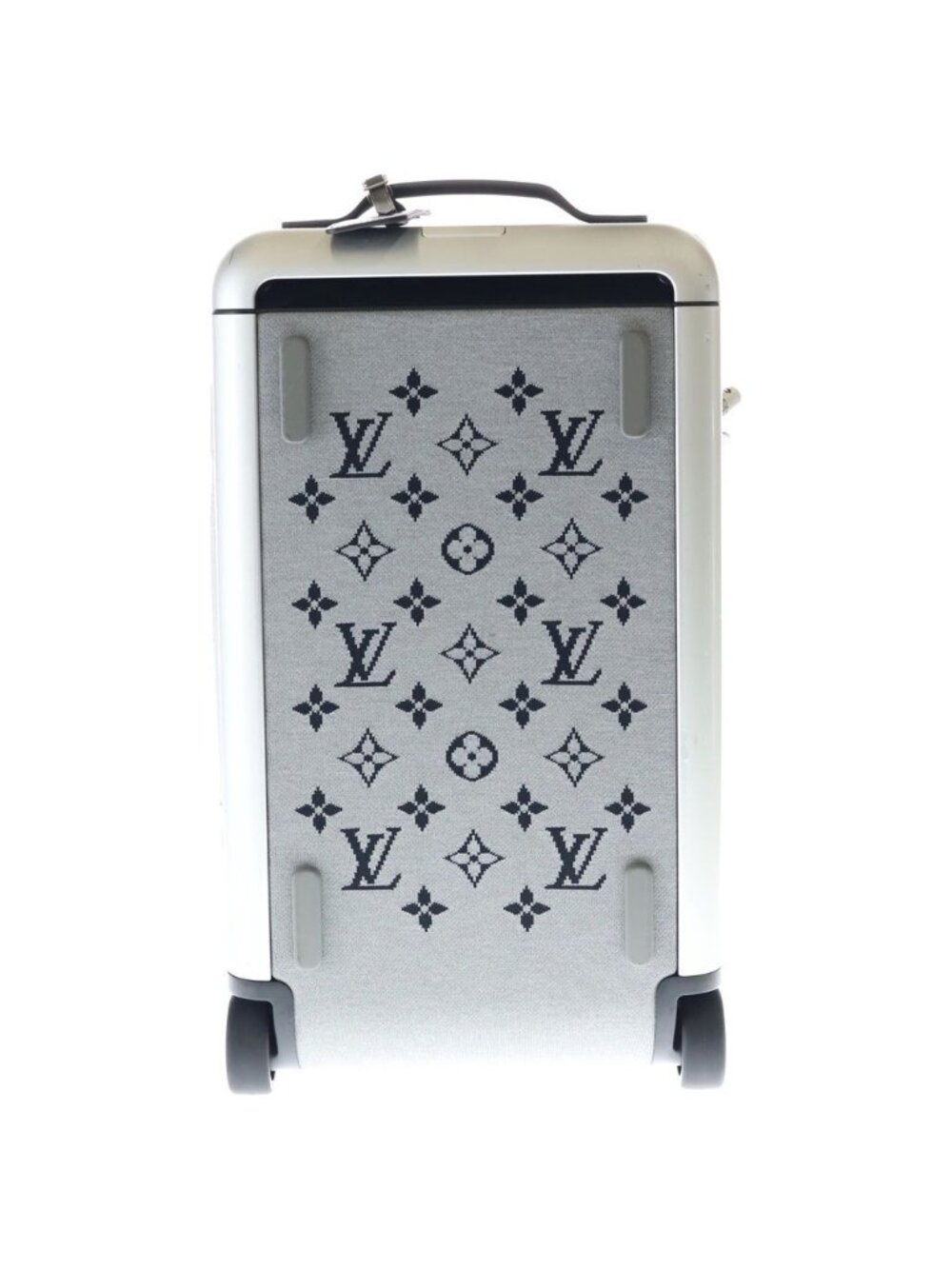 Louis Vuitton Horizon Soft Travel Bag Carry Case Bag Silver Gray - Picture 2 of 7